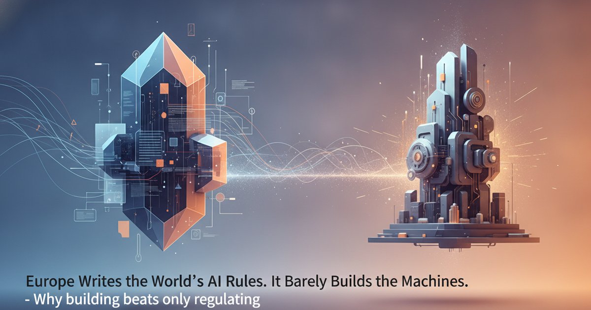 Why building beats only regulating