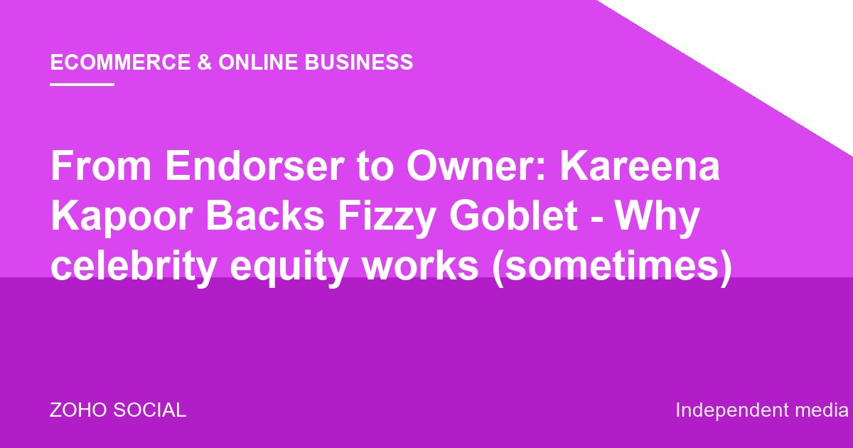 Why celebrity equity works (sometimes)