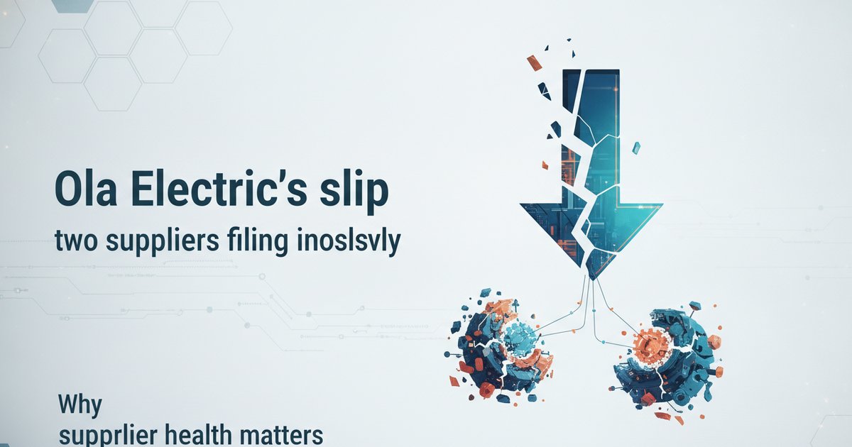 Why supplier health matters